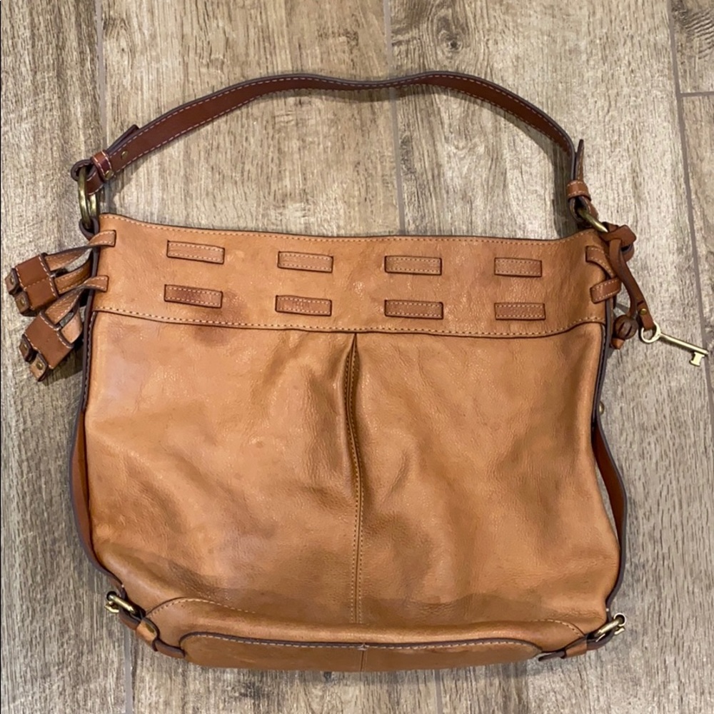Fossil leather bag